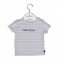 T-Shirt Jersey Organic Design 15 Γκρι Ριγέ 68cm 3-6 μηνών | 49-2110-68/15