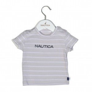 T-Shirt Jersey Organic Design 15 Γκρι Ριγέ 68cm 3-6 μηνών | 49-2110-68/15