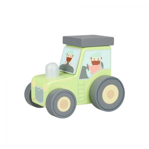 Τρακτέρ push & pull Farmyard Orange Tree Toys | 60-07832