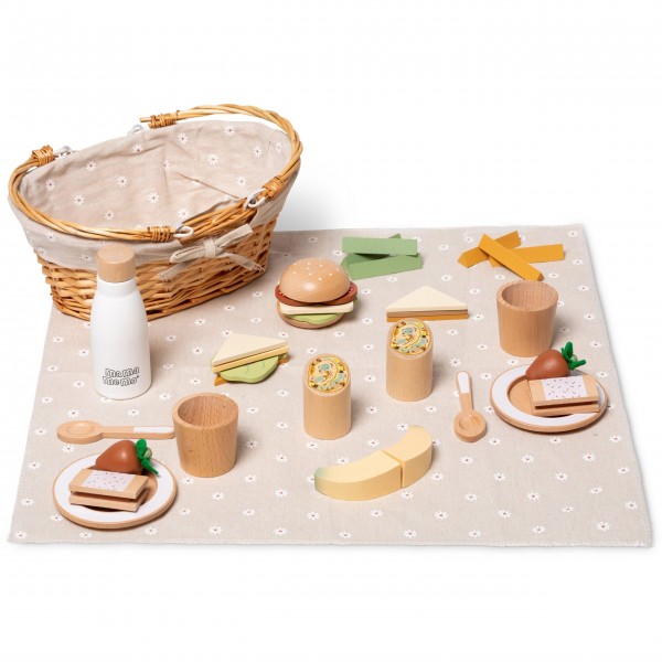 Ξύλινο Καλαθάκι Πικ Νικ Mama Memo | 56-85670