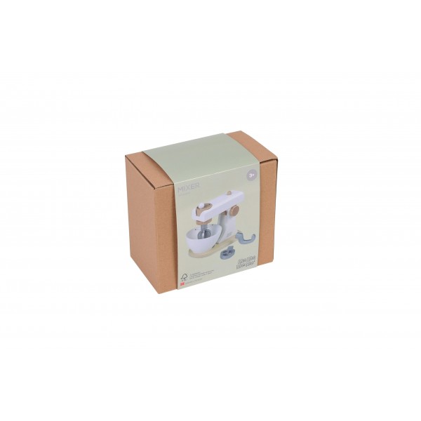 Ξύλινο Μίξερ με Αξεσουάρ - Άσπρο Mama Memo | 56-85660