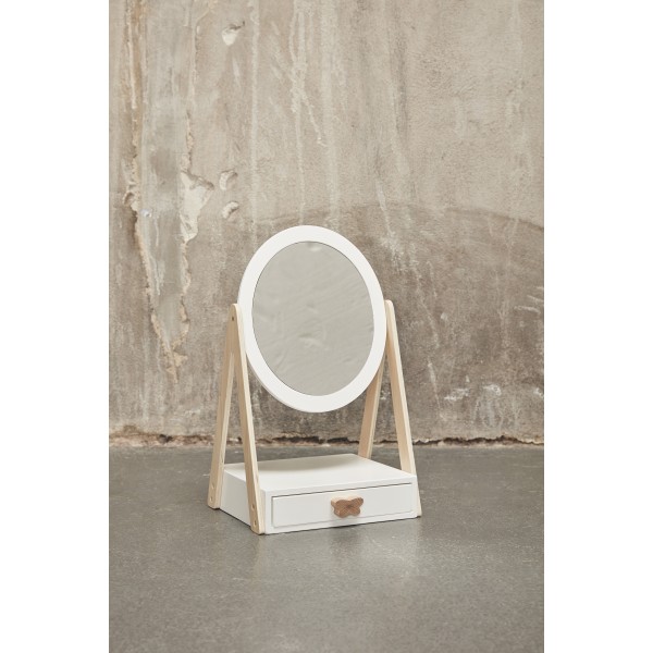 Ξύλινος Καθρέπτης με Συρτάρι - Astrup | 56-84192