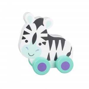 Ζέμπρα Push & Pull Jungle Animals Orange Tree Toys | 60-07924