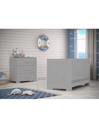 Συρταριέρα Coastal Γκρι - Design 15 | 49-1001/15