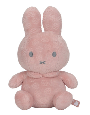 Λούτρινο Aπό Bελουτέ Ύφασμα 20cm Ροζ Miffy Flowers | 47-3885