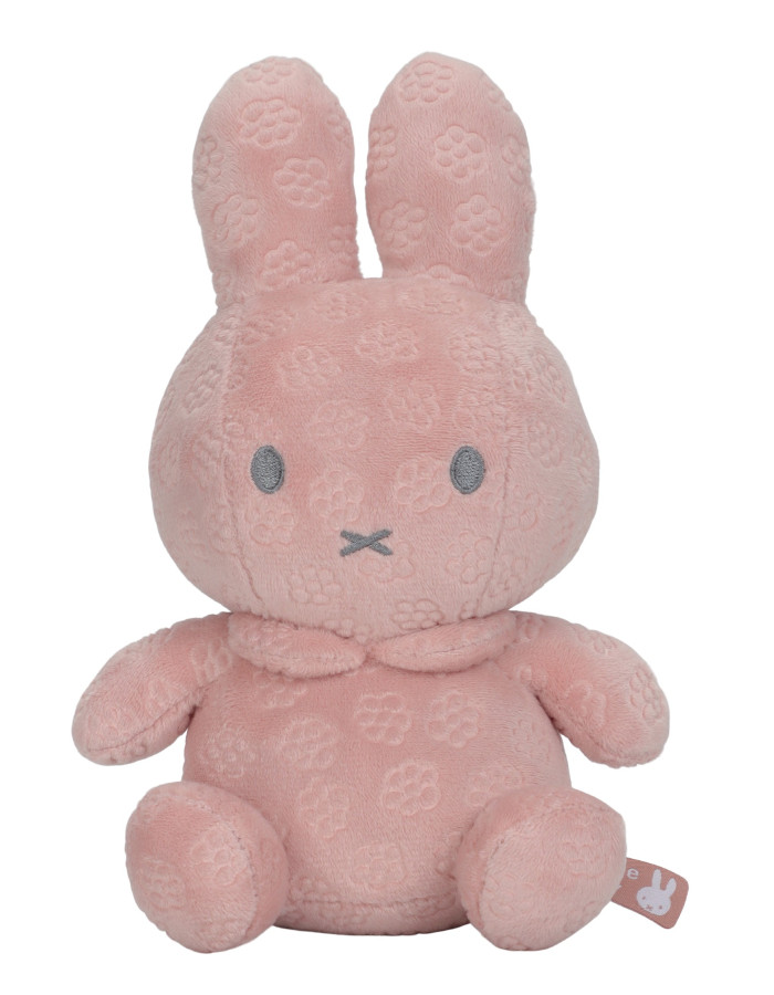 Λούτρινο Aπό Bελουτέ Ύφασμα 20cm Ροζ Miffy Flowers | 47-3885