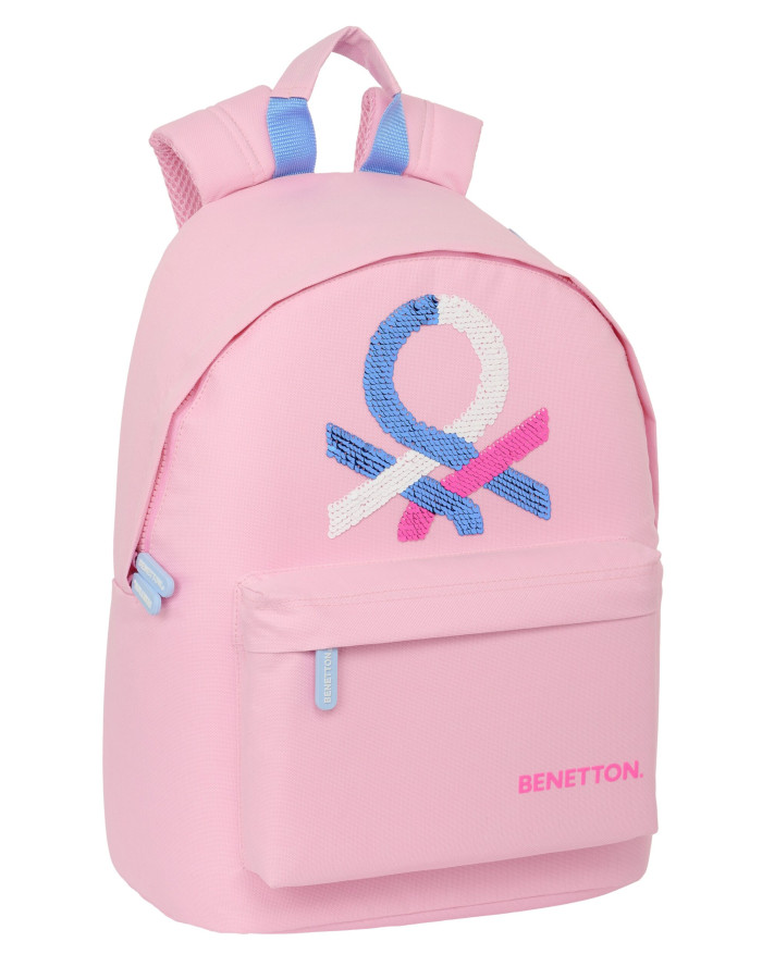 Σχολικό Σακίδιο Pink με Θήκη για Λάπτοπ - BENETTON | 59-16819 Σχολικό Σακίδιο Pink με Θήκη για Λάπτοπ - BENETTON | 59-16819