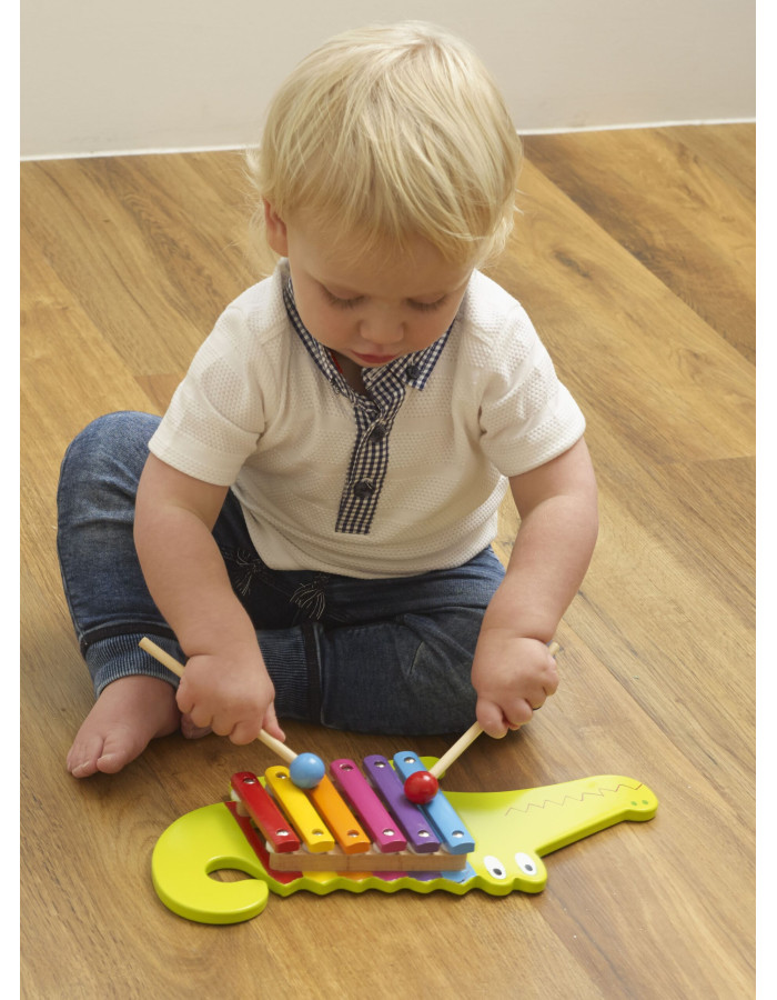 Ξυλόφωνο Κροκόδειλος Animals Orange Tree Toys | 60-14307