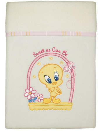 Κουβέρτα Fleece Κούνιας Baby Looney Tunes | 36-1724/28