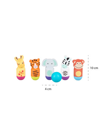 Μπόουλινγκ Jungle Animals - Orange Tree Toys | 60-03228