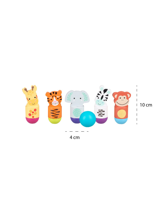 Μπόουλινγκ Jungle Animals - Orange Tree Toys | 60-03228