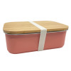 Lunch Box Με Καπάκι Από Bamboo 900ml Ροζ - Smikkels | 63-10010 Lunch Box Με Καπάκι Από Bamboo 900ml Ροζ - Smikkels | 63-10010