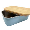 Lunch Box Με Καπάκι Από Bamboo 900ml Μπλε - Smikkels | 63-10011 Lunch Box Με Καπάκι Από Bamboo 900ml Μπλε - Smikkels | 63-10011