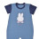 Miffy Des.19 Φορμάκι Καλοκαιρινό Μπλε Μεσαίο Με Κέντημα 9-12 Mηνών/74 cm | 48-8752-74/19