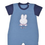 Miffy Des.19 Φορμάκι Καλοκαιρινό Μπλε Μεσαίο Με Κέντημα 9-12 Mηνών 74 cm | 48-8752-74/19