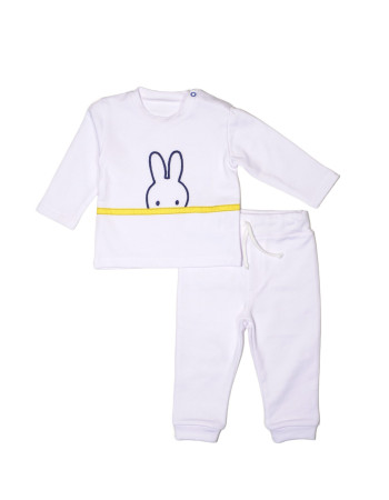 Σετ Φόρμας 2τ Λευκό 6 Mηνών/68cm Design 60 Miffy | 48-8751-68/60