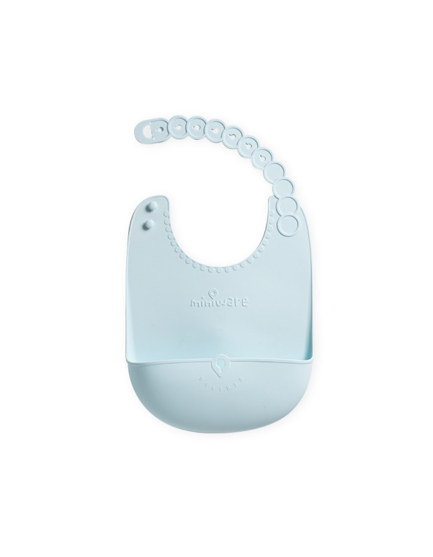 Miniware Des.11 Σαλιάρα Σιλικόνης Σιέλ | 51-5012/11 Miniware Des.11 Σαλιάρα Σιλικόνης Σιέλ | 51-5012/11