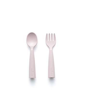 Miniware Des.12 Πιρούνι & Κουτάλι PLA Ροζ-13,5cm | 51-5007/12