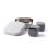Miniware Des.15 Δοχείο φαγητού Inox Γκρι 15x15cm με 2 αποθηκευτικά δοχεία σιλικόνης | 51-5009/15