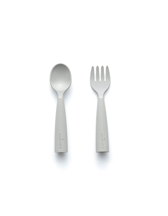 Miniware Des.15 Πιρούνι & Κουτάλι PLA Γκρι-13,5cm | 51-5007/15