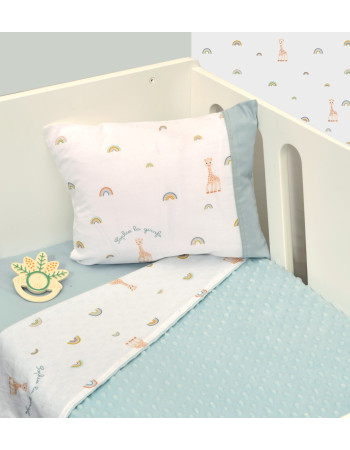 Κουβέρτα Κούνιας Διπλής Όψης Minky Design 503 Sophie La Girafe | 46-6724/503