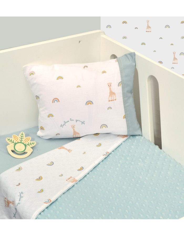Κουβέρτα Κούνιας Διπλής Όψης Minky Design 503 Sophie La Girafe | 46-6724/503