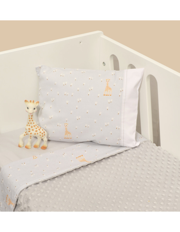 Κουβέρτα Λίκνου Διπλής Όψης Minky Design 505 Sophie La Girafe | 46-6725/505