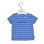 T-Shirt Jersey Organic Design 11  Μπλε Ριγέ 80cm 9-12 μηνών | 49-2110-80/11