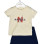 Design 14 Σετ T-Shirt & Shorts Jersey Beige/Navy 68cm 3-6 μηνών | 49-2021-68/14