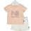 Design 16 Σετ T-Shirt & Shorts Jersey Salmon/Ecru 74cm 6-9 μηνών | 49-2021-74/16