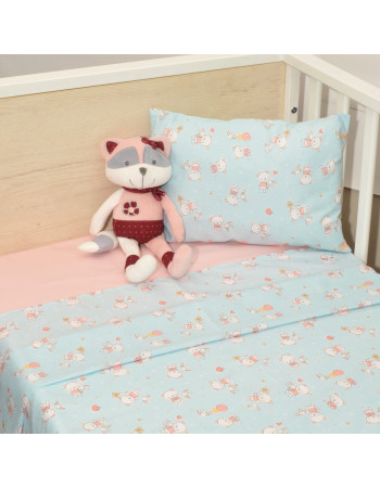 Σεντόνια Κούνιας 3 τεμ. 110x160cm 100% Βαμβάκι Design 212 Oliver Baby | 46-6706/212