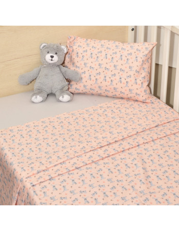 Σεντόνια Κούνιας 3 τεμ. 110x160cm 100% Βαμβάκι Design 215 Oliver Baby | 46-6706/215