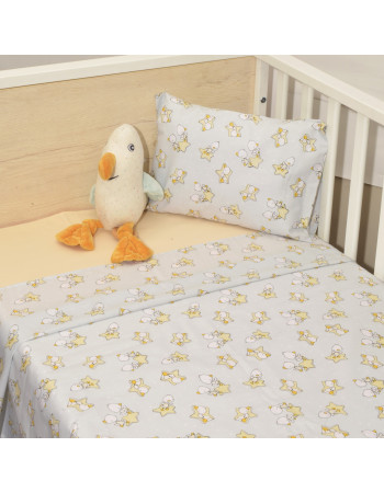 Σεντόνια Κούνιας 3 τεμ. 110x160cm 100% Βαμβάκι Design 210 Oliver Baby | 46-6706/210