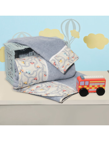 Σετ Πετσέτες 2 τεμ 100% Βαμβάκι 450 γρμ/τμ 30x50cm & 70x120cm Design 214 Oliver Baby | 46-6760/214