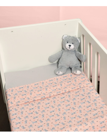 Σεντόνια Λίκνου Σετ 2τεμ. 80x100cm 100% Βαμβάκι Design 215 Oliver Baby | 46-6704/215