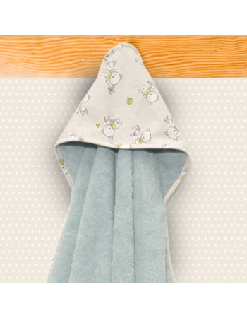 Μπουρνούζι Κάπα 75x75cm 100% Bαμβάκι 450 γρμ/τμ Design 213 Oliver Baby | 46-6730/213
