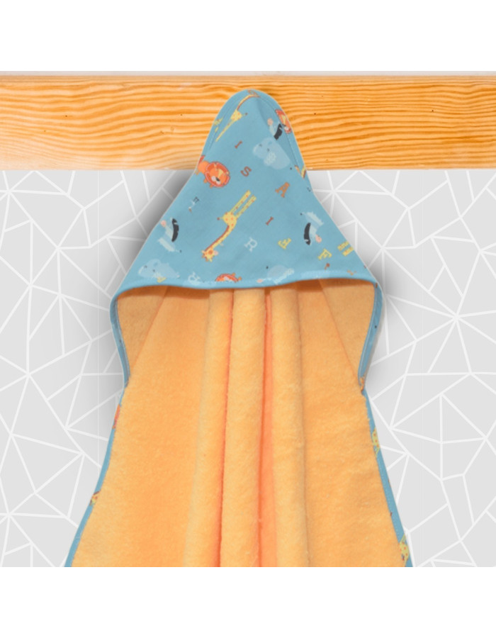 Μπουρνούζι Κάπα 75x75cm 100% Βαμβάκι 450 γρμ/τμ Design 216 Oliver Baby | 46-6730/216