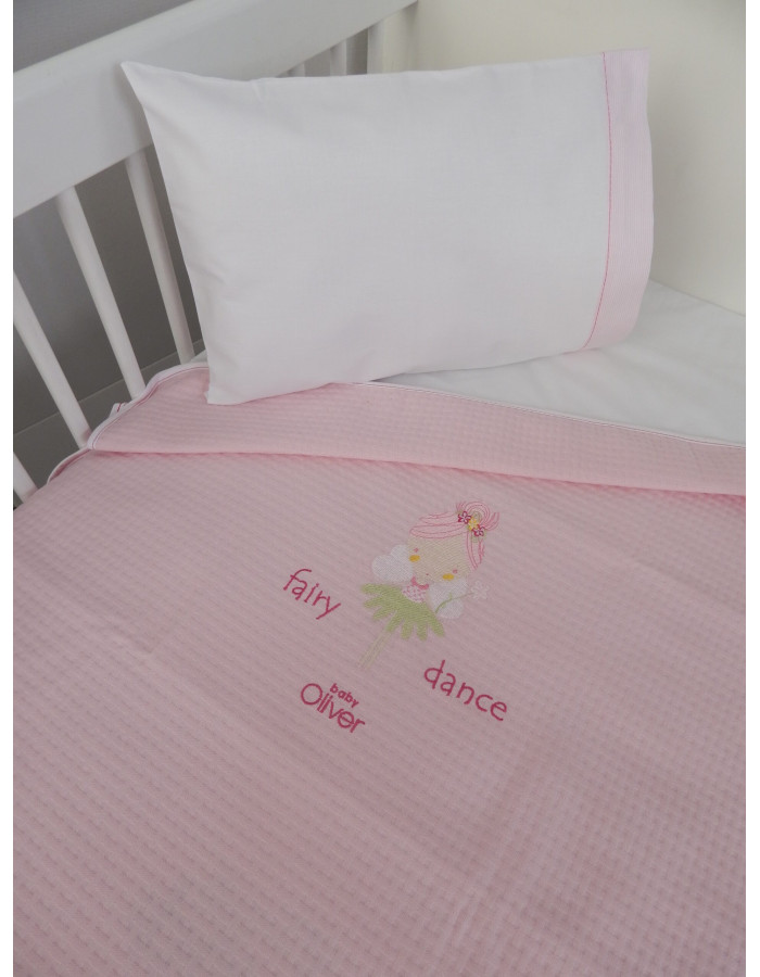 Κουβέρτα Πικέ Αγκαλιάς 80x100cm Design 307 Oliver Baby | 46-6721/307