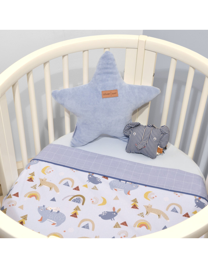 Σετ 2 Σεντόνια Λίκνου - Design 411 Oliver Baby | 46-6704/411