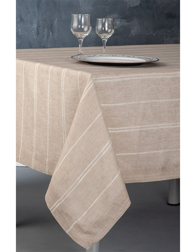 Omega Home des.202 Τραπεζομάντηλο 170x300 100% Λινό Ιταλίας | 31-12225/202