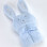 Κουβέρτα Pompon Rabbit 75Χ95cm Γαλάζιο MORA | 58-5388/05