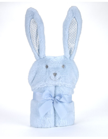 Κουβέρτα Pompon Rabbit 75Χ95cm Γαλάζιο MORA | 58-5388/05