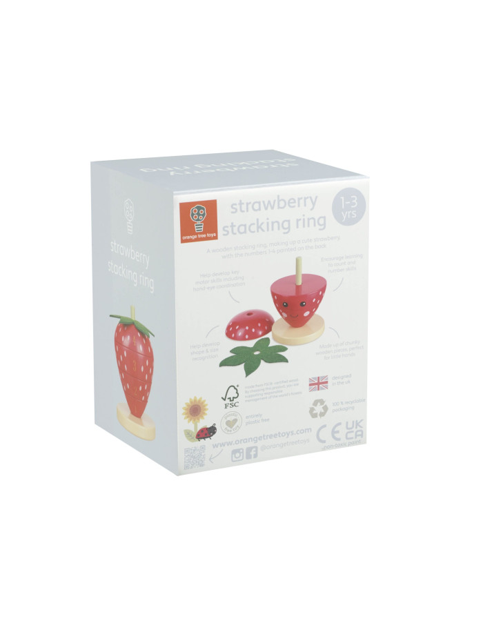 Πύργος Στοίβαξης Φράουλα Happy Food Orange Tree Toys | 60-12145