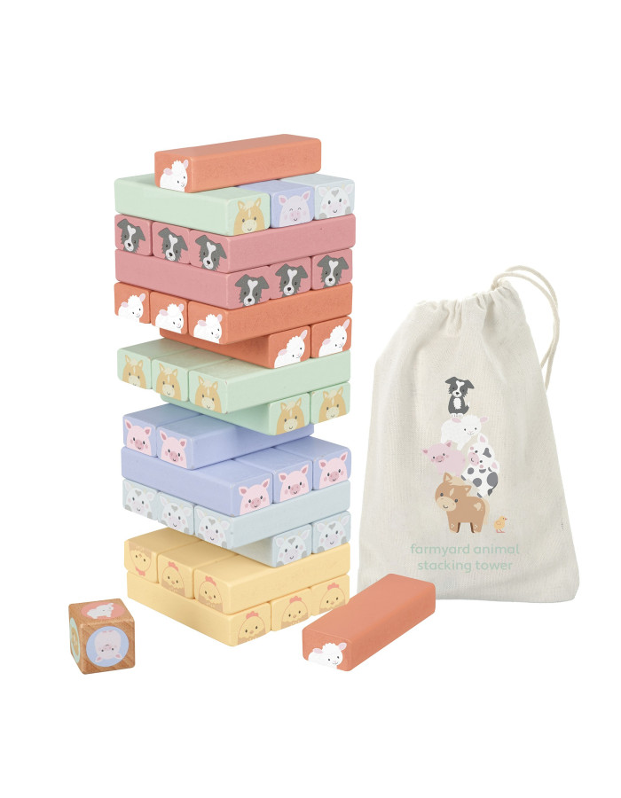 Πύργος Ισορροπίας Farmyard Orange Tree Toys (FSC®) | 60-12696
