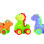 Σετ 3 Δεινόσαυροι Push & Pull Dinosaurs Orange Tree Toys | 60-07403