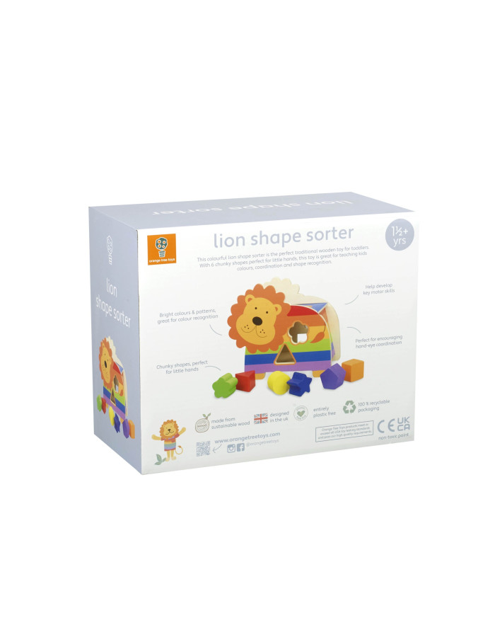 Παιχνίδι Σχημάτων Λιοντάρι Animals Orange Tree Toys | 60-13257