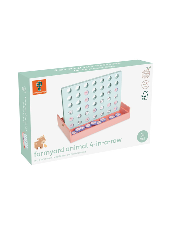4 Στην Σειρά Farmyard Orange Tree Toys (FSC®) | 60-26672