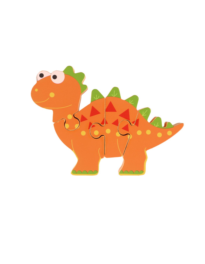 Μικρό Παζλ Stegosaurus Dinosaurs Orange Tree Toys | 60-06784