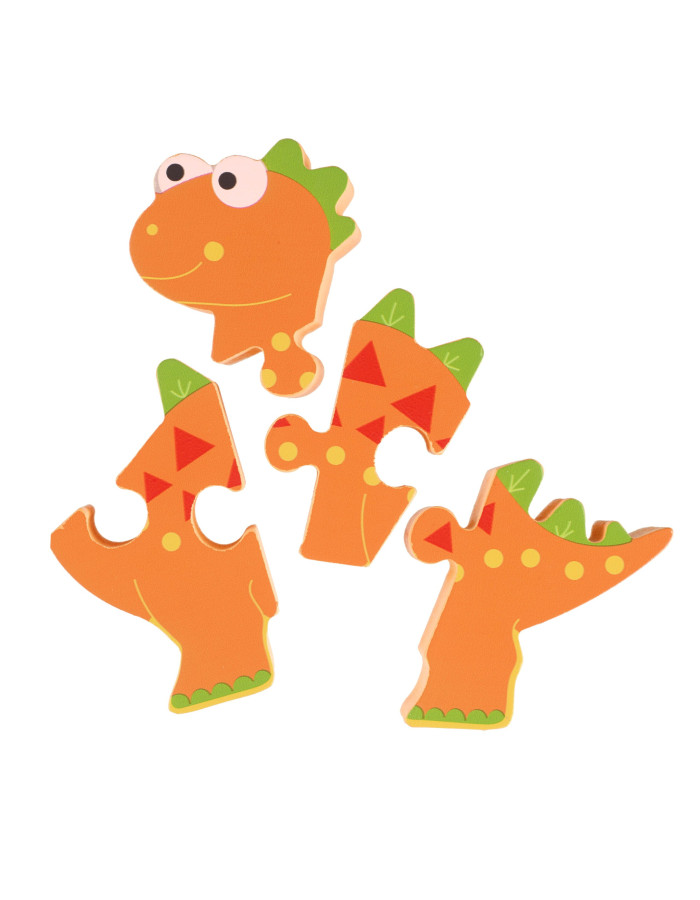 Μικρό Παζλ Stegosaurus Dinosaurs Orange Tree Toys | 60-06784