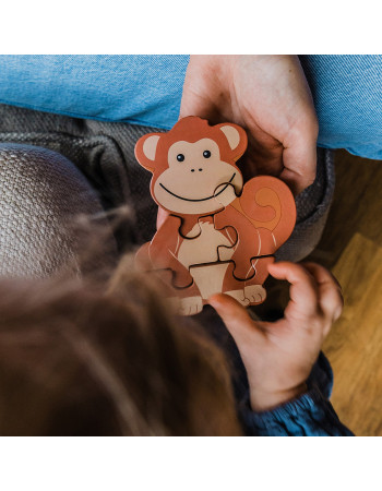 Μικρό Παζλ Μαϊμουδάκι Animals Orange Tree Toys | 60-06986